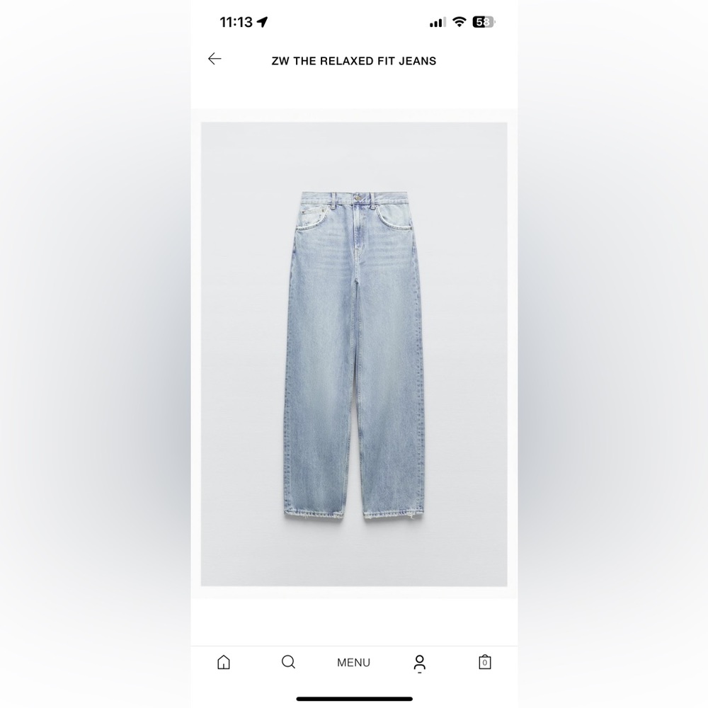 Zara the relaxed fit jean